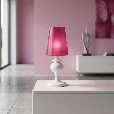 Lampada da tavolo Luminarie Design moderno rosa Lampadario da tavolo Luce