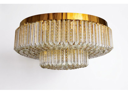 Lampadario soffitto lusso luce a soffitto lampadario rotondo oro luci