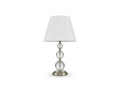 Lampada da tavolo in stile Jugendstil, lampada da scrivania, soggiorno bianco, camera da letto