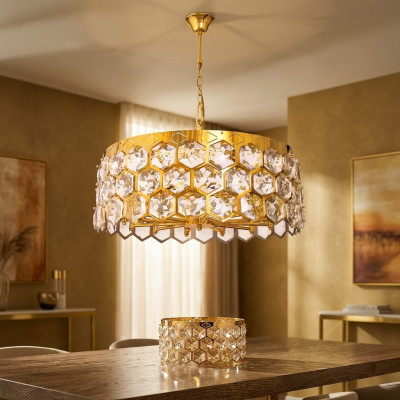 Lampadario a soffitto in cristallo per il soggiorno Lampadario Lustro