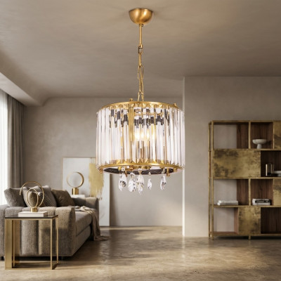 ronleuchter Lampadario in cristallo Lampadario in soggiorno Luminoso lucido nuovo Moderno