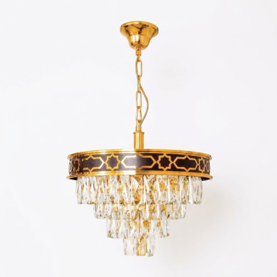 Lustro lusso lampada da soffitto lampadario lampadario appendente nuovo cristallo