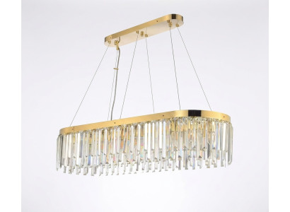 Lustro in cristallo di lusso oro lampadario a sospensione lampada lampadario soggiorno