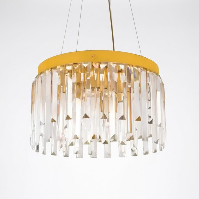 Lampadario di lusso in stile antico in cristallo e quercia, lampade stile Liberty