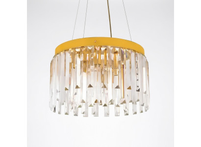 Lampadario di lusso in stile antico in cristallo e quercia, lampade stile Liberty