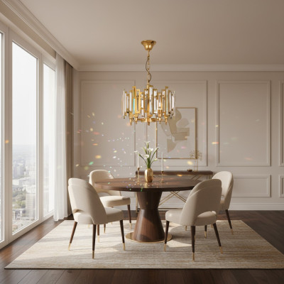 Lampadario Luster Lampada a sospensione Lampade a sospensione di lusso Oro Lampade Luci