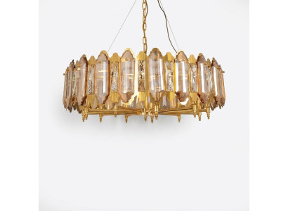 Lampadario in cristallo moderno per illuminazione del salotto a soffitto, nuovo.
