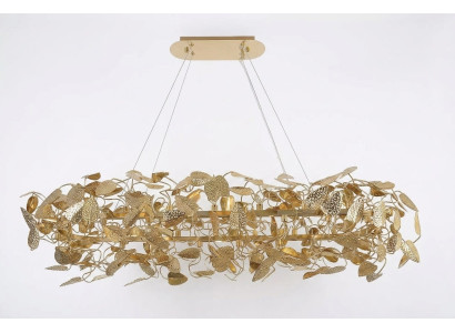 Plafoniera dorata in bronzo per soggiorno lampadario a sospensione plafoniera.