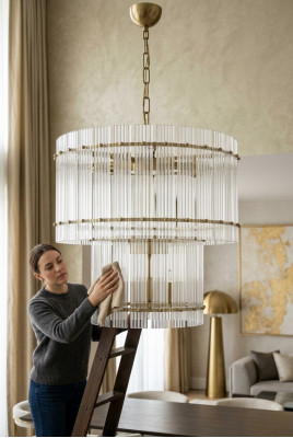 Lampadario lampada a soffitto lampada da soffitto lampada da soggiorno illuminazione in vetro nuovo