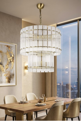 Lampadario lampada a soffitto lampada da soffitto lampada da soggiorno illuminazione in vetro nuovo