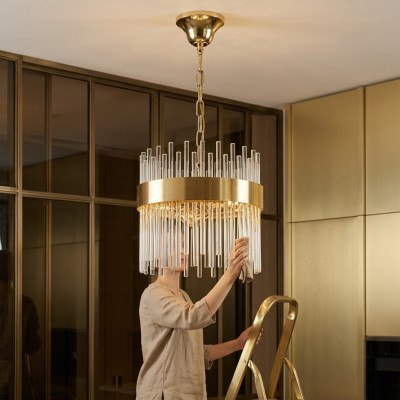 Lampada a soffitto Splendido lampadario nuovo Soggiorno Moderno oro