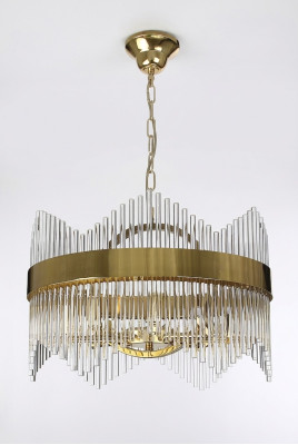 Lampada a soffitto stile moderno lampada da soffitto in vetro nuova oro