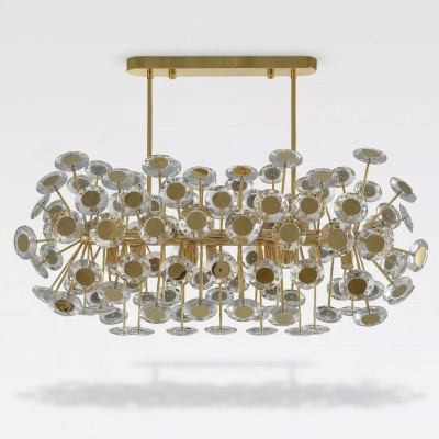 Lampadario lussuoso soggiorno stile moderno camera da letto lampada luce oro
