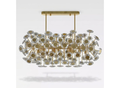 Lampadario lussuoso soggiorno stile moderno camera da letto lampada luce oro