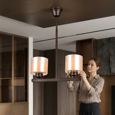 Lampada a soffitto Moderna di lusso in stile vetro luce del soggiorno nuova