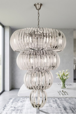 Lampadario a sospensione Luster Lampada da soffitto di lusso Nuovo soggiorno in cristallo