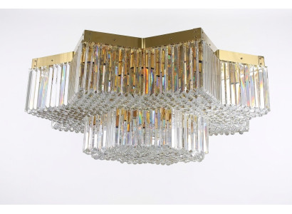 Lampadario a candelabro in cristallo 120x40 lampada a soffitto lampada da soffitto di lusso per soggiorno