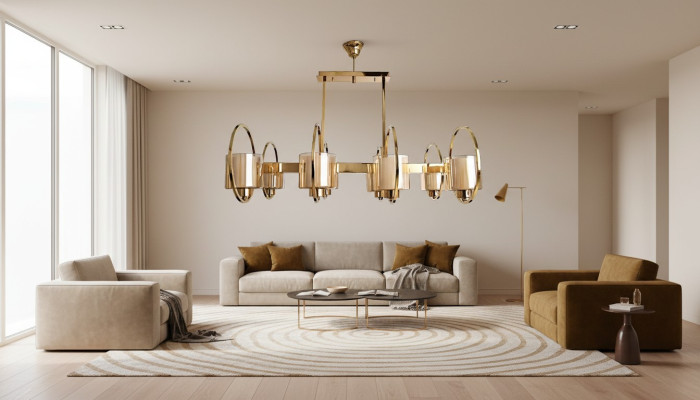 Lampadario Lampadario in vetro Lampadario Camera da letto moderno Stile moderno