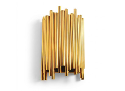 Lampadario a parete bello Stile Moderno Soggiorno Base in metallo nuovo oro