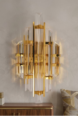 Applique da parete Lampada da parete Illuminazione soggiorno Lusso nuova Camera da letto