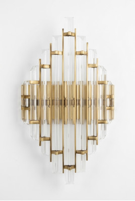 Lampada da parete Lampade da parete Lampade da cristallo Soggiorno Lusso oro