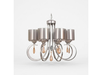 Soffitto lampada bella vetro illuminazione lampade lampade soggiorno lampadario lusso argento
