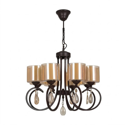 Lampadario da soffitto Soggiorno Lampadario a sospensione Plafone in vetro Luster di lusso 66x70