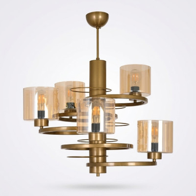 Lampadario a soffitto Luster di lusso Illuminazione Salotto nuovo Cristallo