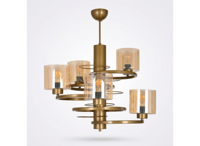 Lampadario a soffitto Luster di lusso Illuminazione Salotto nuovo Cristallo