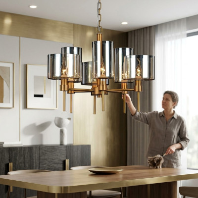 Plafoniera moderna Lampadari 6 di lusso Nuovo soggiorno
