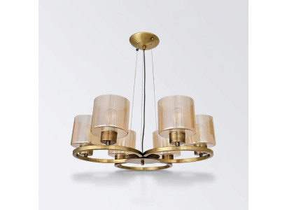 Lampadario moderno per soggiorno lampada a soffitto di lusso nuova luce di vetro