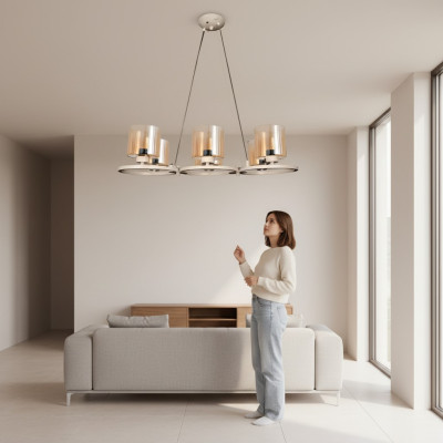 Sala da pranzo lampadario luce lampada lampadario 80x70 lampade a sospensione lampade