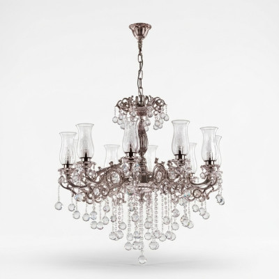 Lampadario classico design soffitto lampada salotto in cristallo