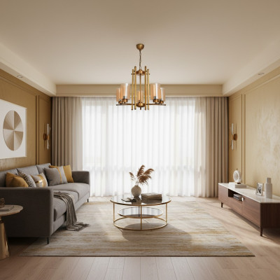 Lampada a soffitto Sospensione soggiorno Lampadario vetro nuovo Luce di lusso