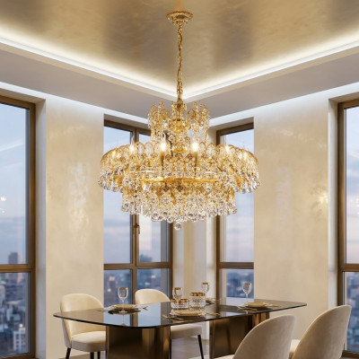 Luxus lampada a soffitto dell'hotel Grande lampada a soffitto 75x120cm lampadario