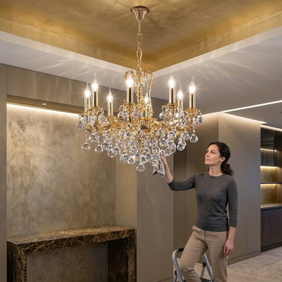 Lampadario Lampada classica da soffitto Luce Lampada Salotto Lampade