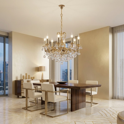 Lampadario Lampada classica da soffitto Luce Lampada Salotto Lampade