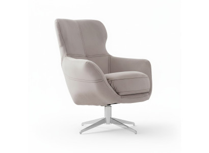 Sedia girevole Relax Club Divano Singolo Divano: Imbottito Beige