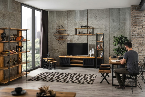 Design scaffale libreria armadio armadi legno scaffali 160x35x180cm salotto