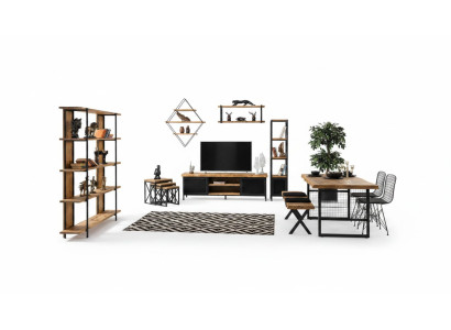 Design scaffale libreria armadio armadi legno scaffali 160x35x180cm salotto
