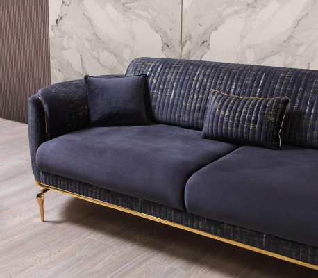 Set di divani 331 Seduta Moderne Divano Poltrona Divani Set di lusso 3 pezzi
