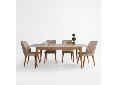 Tavolo da pranzo soggiorno Stile Moderno Design Tavolo Legno Mobili di lusso Tavoli