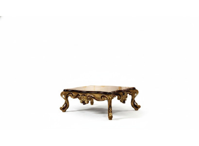 Tavolino in legno da salotto design classico di lusso 119x91cm