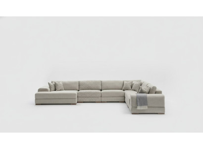 Divano ad angolo a U per soggiorno design divano moderno 150x425x320
