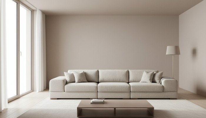 Divano confortevole grande divani divani soffici mobili 350cm tessuto