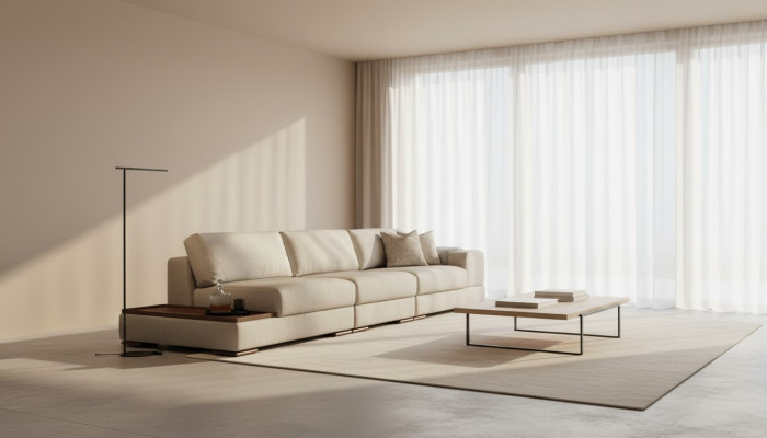 Divano Divano Imbottito Mobili Divano Design Grande xxl 5 Posti 350 cm Divano