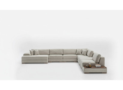 Divani a forma di U Design moderno Mobili di lusso Grigio Nuovo divano angolare
