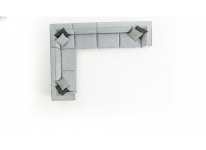 Divano ad angolo in forma di L Salotto Design 400x310 Divano Tessuto Tappezzeria