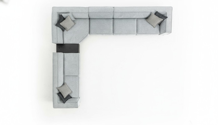 Divano a L Divano Imbottito Soggiorno Design Moderno Divano Angolare Tessuto Divani