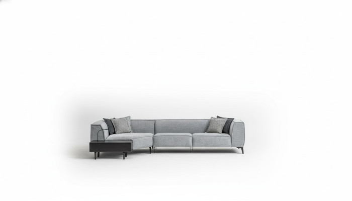 Divano ad angolo a L imbottito Stile soggiorno Mobili Divani Couch 340x165